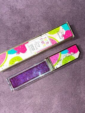 Too Faced Tutti Frutti Juicy Fruits Lip Glaze, Who Gives A Fig, New in box